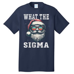 What The Sigma Santa Funny Christmas Meme Xmas Raccoon Tall T-Shirt