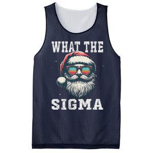 What The Sigma Santa Funny Christmas Meme Xmas Raccoon Mesh Reversible Basketball Jersey Tank