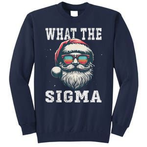 What The Sigma Santa Funny Christmas Meme Xmas Raccoon Tall Sweatshirt