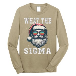 What The Sigma Santa Funny Christmas Meme Xmas Raccoon Long Sleeve Shirt