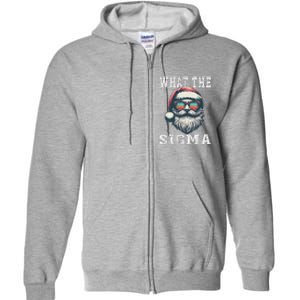 What The Sigma Santa Funny Christmas Meme Xmas Raccoon Full Zip Hoodie