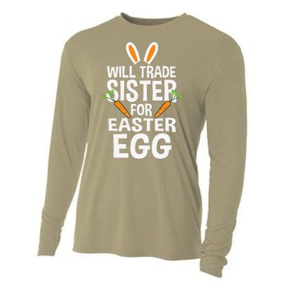 Will Trade Sister For Easter Egg Easter Cooling Performance Long Sleeve Crew