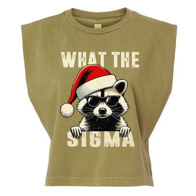 What The Sigma Santa Funny Christmas Meme Xmas Garment-Dyed Women's Muscle Tee