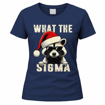 What The Sigma Santa Funny Christmas Meme Xmas Women's T-Shirt