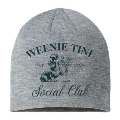 Weenie Tini Social Club Dachshund Weiner Dog Sustainable Beanie