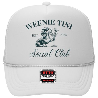 Weenie Tini Social Club Dachshund Weiner Dog Trucker Hat