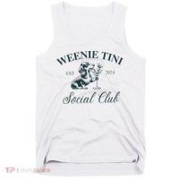 Weenie Tini Social Club Dachshund Weiner Dog Tank Top