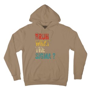 What The Sigma Bruh Funny Saying Adult Sarcastic Meme Quote Hoodie