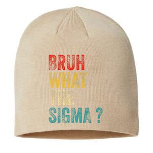 What The Sigma Bruh Funny Saying Adult Sarcastic Meme Quote Sustainable Beanie