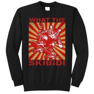 What The S.K.I.B.I.D.I Funny Meme Cat Lover Saying Humor Sarcastic Sweatshirt