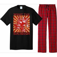 What The S.K.I.B.I.D.I Funny Meme Cat Lover Saying Humor Sarcastic Pajama Set