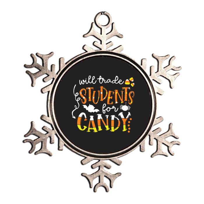 Will Trade Students For Candy Teacher Easy Halloween Costume Metallic Star Ornament