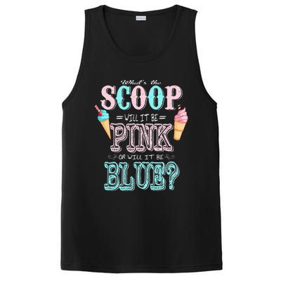 Whats The Scoop Gender Reveal Baby Shower Ice Cream Gift PosiCharge Competitor Tank