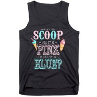 Whats The Scoop Gender Reveal Baby Shower Ice Cream Gift Tank Top