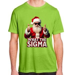 What The Sigma Santa Funny Christmas Meme Xmas Raccoon Adult ChromaSoft Performance T-Shirt