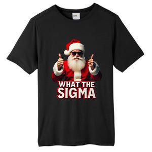 What The Sigma Santa Funny Christmas Meme Xmas Raccoon Tall Fusion ChromaSoft Performance T-Shirt