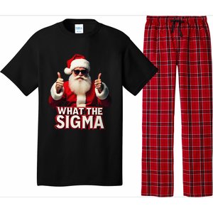 What The Sigma Santa Funny Christmas Meme Xmas Raccoon Pajama Set