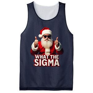 What The Sigma Santa Funny Christmas Meme Xmas Raccoon Mesh Reversible Basketball Jersey Tank