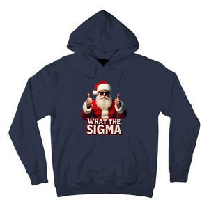 What The Sigma Santa Funny Christmas Meme Xmas Raccoon Tall Hoodie