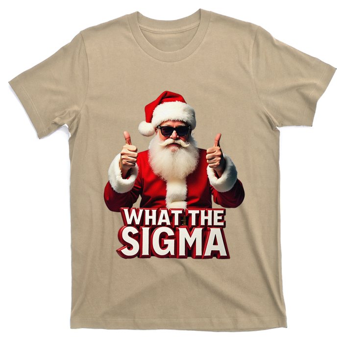 What The Sigma Santa Funny Christmas Meme Xmas Raccoon T-Shirt