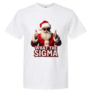 What The Sigma Santa Funny Christmas Meme Xmas Raccoon Garment-Dyed Heavyweight T-Shirt