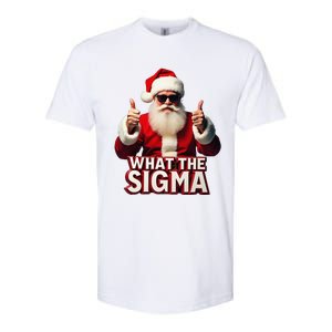 What The Sigma Santa Funny Christmas Meme Xmas Raccoon Softstyle CVC T-Shirt