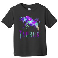 Watercolor Taurus Symbol Zodiac Sign Astrology Horoscope Toddler T-Shirt