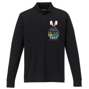 Will Trade Students For Easter Eggs School Nurse Easter Day Great Gift Performance Long Sleeve Polo