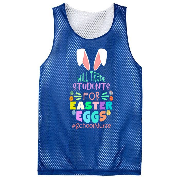 Will Trade Students For Easter Eggs School Nurse Easter Day Great Gift Mesh Reversible Basketball Jersey Tank