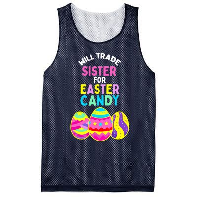 Will Trade Sister for Easter Candy Eggs Cute Boy Girl Mesh Reversible Basketball Jersey Tank