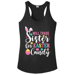 Will Trade Sister For Easter Candy Great Gift Easter Day Gift Ladies PosiCharge Competitor Racerback Tank