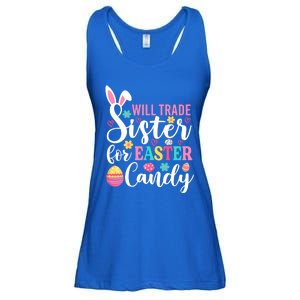 Will Trade Sister For Easter Candy Great Gift Easter Day Gift Ladies Essential Flowy Tank