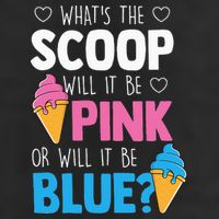 Whats The Scoop Funny Gender Reveal Party Team Blue Cool Comfort Performance Bucket Hat