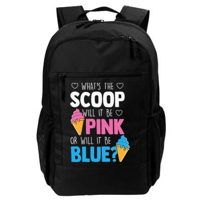 Whats The Scoop Funny Gender Reveal Party Team Blue Backpack