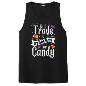 Will Trade Students For Candy Funny Teacher Halloween PosiCharge Competitor Tank