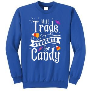 Will Trade Students For Candy Funny Teacher Halloween Sweatshirt