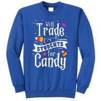 Will Trade Students For Candy Funny Teacher Halloween Sweatshirt