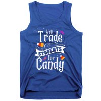 Will Trade Students For Candy Funny Teacher Halloween Tank Top