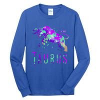 Watercolor Taurus Symbol Zodiac Sign Astrology Horoscope Tall Long Sleeve T-Shirt