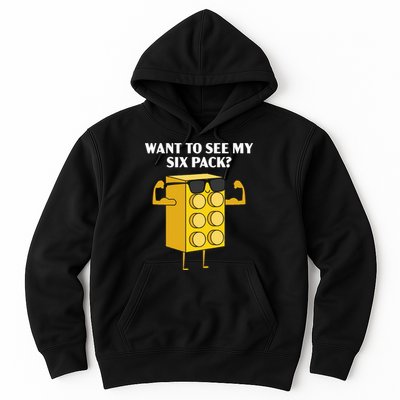 Want To See My Six Pack Bricks Lover Master Builder Hoodie