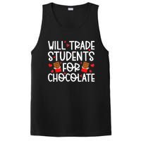 Will Trade Students For Chocolate Teacher Valentines Day PosiCharge Competitor Tank