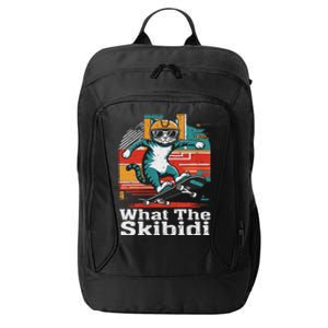 What The S.K.I.B.I.D.I Funny Meme Cat City Backpack