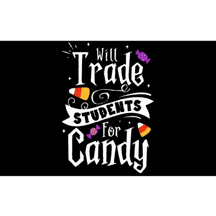 Will Trade Students For Candy Funny Teacher Halloween Bumper Sticker