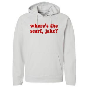 Wheres The Scarf Jake Tee All To Well Performance Fleece Hoodie