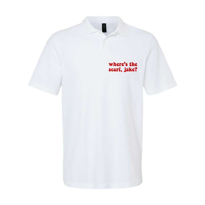 Wheres The Scarf Jake Tee All To Well Softstyle Adult Sport Polo