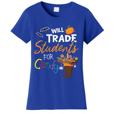 Will Trade Students For Candy Halloween Costume Teacher Gift Women's T-Shirt