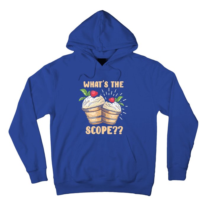 What's The Scope Funny Ice Cream Gift Hoodie