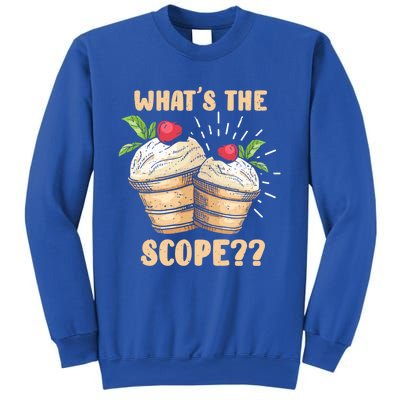 What's The Scope Funny Ice Cream Gift Sweatshirt