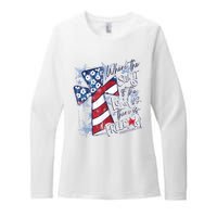 Where The Spirit Of The Lord Is There Is Freedom Womens CVC Long Sleeve Shirt