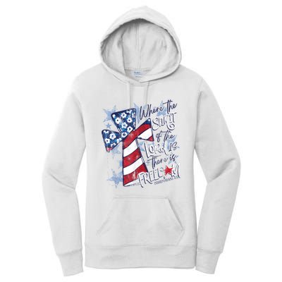 Where The Spirit Of The Lord Is There Is Freedom Women's Pullover Hoodie